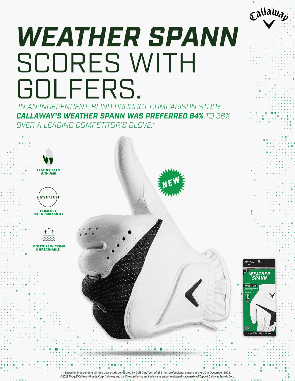 Callaway Weather Spann Golf Glove
